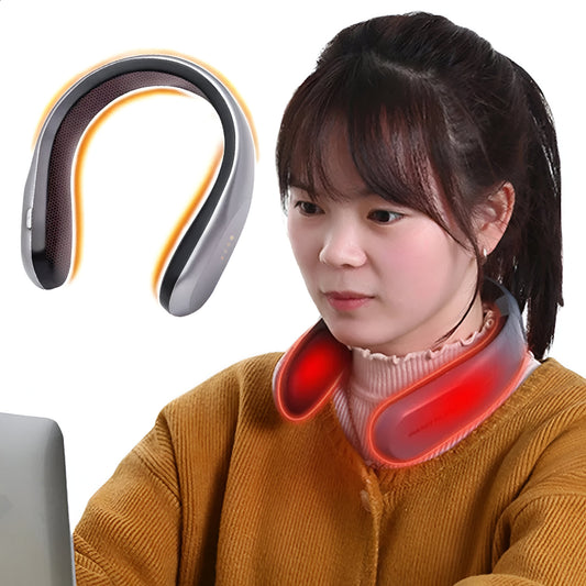 USB Rechargeable Heating Neck Warmer | Cervical Pain Relief Thermal Pad