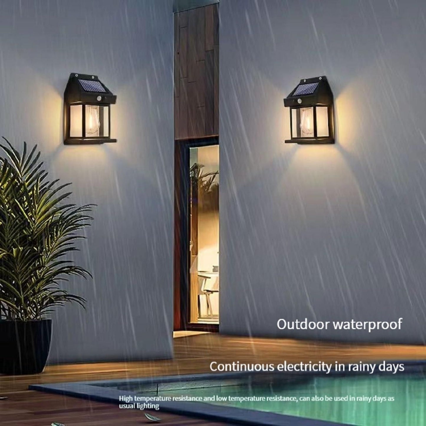 Solar Light Outdoor Wall Light – Motion Sensor LED