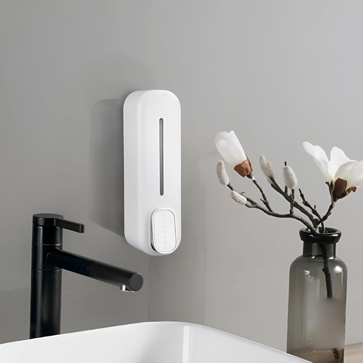 Press Wall-Mounted Soap Dispenser (Manual)