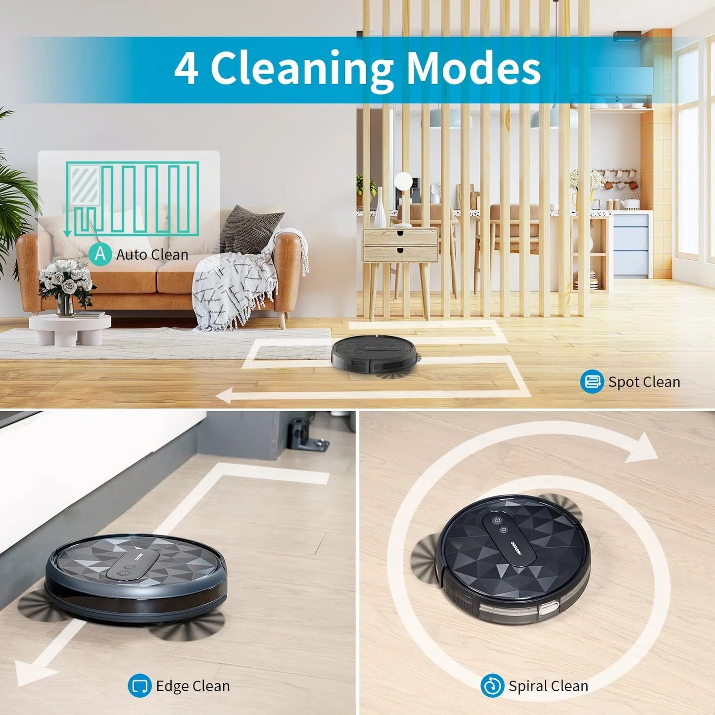 Automatic Floor Vacuum Cleaner for Home | Smart Cleaning Robot