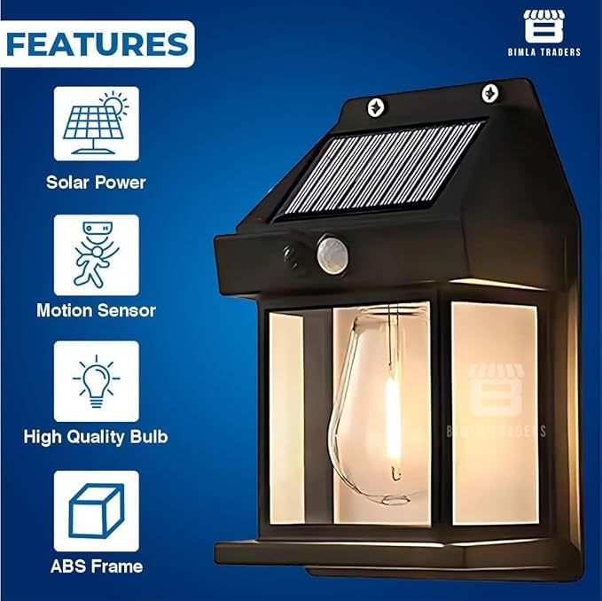 Solar Light Outdoor Wall Light – Motion Sensor LED