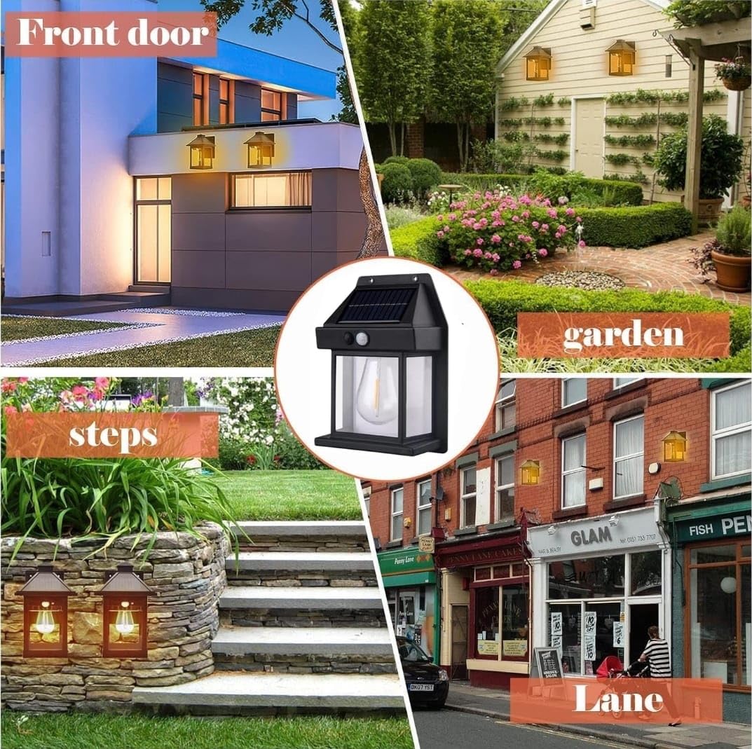 Solar Light Outdoor Wall Light – Motion Sensor LED