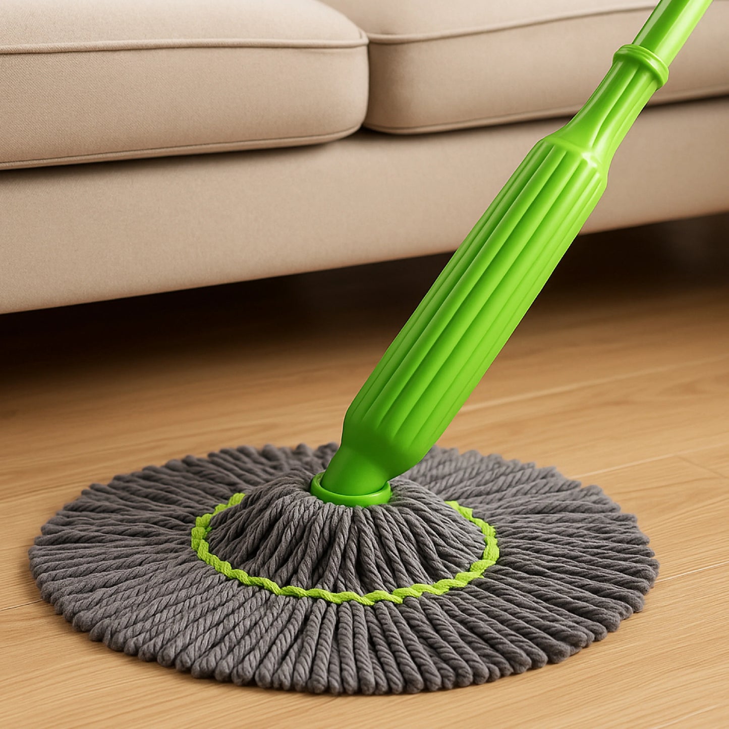 Self-Twisting Water Rotating Mop | 360° Spin Cleaning System