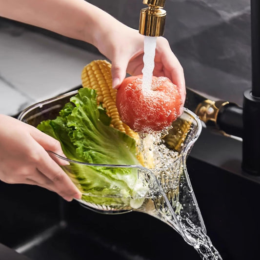 Swadish Drain Basket Funnel for Kitchen Sink (Pack of 2)