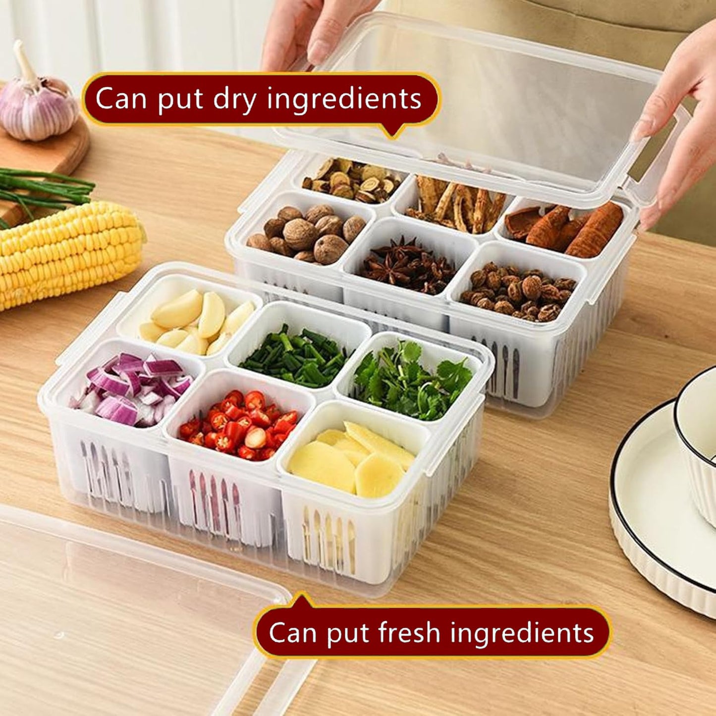 Grid Fridge Storage Boxes – Space-Saving Containers